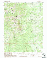 Abajo Peak Utah Historical topographic map, 1:24000 scale, 7.5 X 7.5 Minute, Year 1985