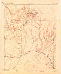 Abajo Colorado Historical topographic map, 1:250000 scale, 1 X 1 Degree, Year 1893