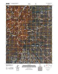 Abajo Peak Utah Historical topographic map, 1:24000 scale, 7.5 X 7.5 Minute, Year 2011