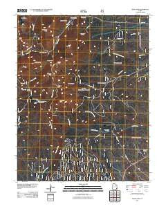 Abajo Peak Utah Historical topographic map, 1:24000 scale, 7.5 X 7.5 Minute, Year 2011