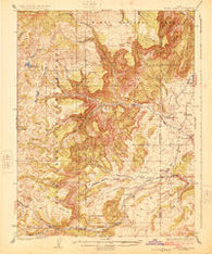 Acord Lakes Utah Historical topographic map, 1:62500 scale, 15 X 15 Minute, Year 1925