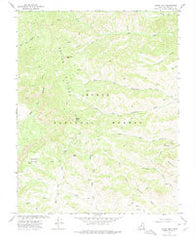 Adams Head Utah Historical topographic map, 1:24000 scale, 7.5 X 7.5 Minute, Year 1971