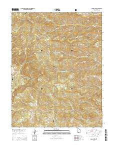 Adams Head Utah Current topographic map, 1:24000 scale, 7.5 X 7.5 Minute, Year 2014