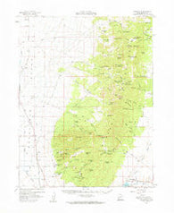 Adamsville Utah Historical topographic map, 1:62500 scale, 15 X 15 Minute, Year 1958