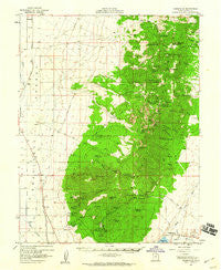 Adamsville Utah Historical topographic map, 1:62500 scale, 15 X 15 Minute, Year 1958