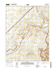 Agate Utah Current topographic map, 1:24000 scale, 7.5 X 7.5 Minute, Year 2014