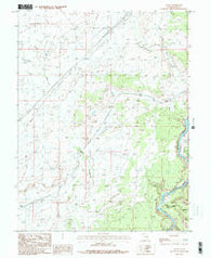 Agate Utah Historical topographic map, 1:24000 scale, 7.5 X 7.5 Minute, Year 1985