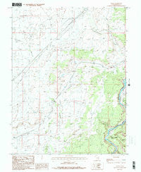 Agate Utah Historical topographic map, 1:24000 scale, 7.5 X 7.5 Minute, Year 1985