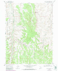 Agency Draw NW Utah Historical topographic map, 1:24000 scale, 7.5 X 7.5 Minute, Year 1966