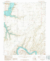 Alcove Canyon Utah Historical topographic map, 1:24000 scale, 7.5 X 7.5 Minute, Year 1987