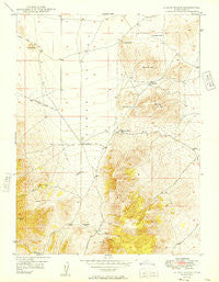 Allens Ranch Utah Historical topographic map, 1:24000 scale, 7.5 X 7.5 Minute, Year 1949
