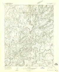 Aneth 1 SE Utah Historical topographic map, 1:24000 scale, 7.5 X 7.5 Minute, Year 1958