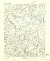Aneth 1 SW Utah Historical topographic map, 1:24000 scale, 7.5 X 7.5 Minute, Year 1958