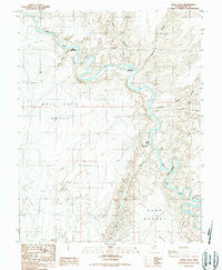 Angel Cove Utah Historical topographic map, 1:24000 scale, 7.5 X 7.5 Minute, Year 1986