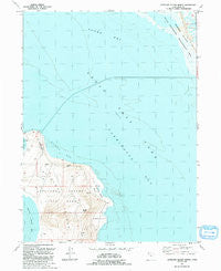 Antelope Island North Utah Historical topographic map, 1:24000 scale, 7.5 X 7.5 Minute, Year 1991