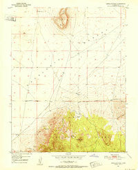 Antelope Peak Utah Historical topographic map, 1:24000 scale, 7.5 X 7.5 Minute, Year 1950