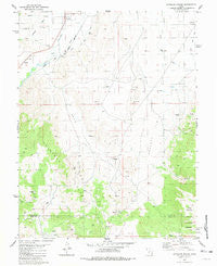 Antelope Range Utah Historical topographic map, 1:24000 scale, 7.5 X 7.5 Minute, Year 1980
