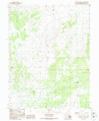 Antelope Valley Utah Historical topographic map, 1:24000 scale, 7.5 X 7.5 Minute, Year 1986