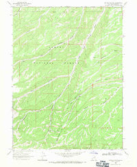 Anthro Mtn NE Utah Historical topographic map, 1:24000 scale, 7.5 X 7.5 Minute, Year 1968