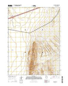 Aragonite Utah Current topographic map, 1:24000 scale, 7.5 X 7.5 Minute, Year 2014