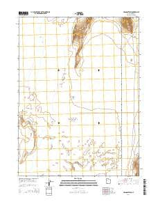 Aragonite SW Utah Current topographic map, 1:24000 scale, 7.5 X 7.5 Minute, Year 2014
