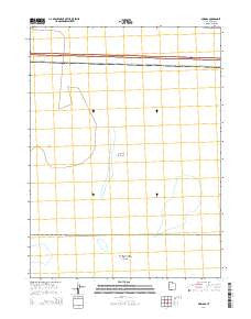 Arinosa Utah Current topographic map, 1:24000 scale, 7.5 X 7.5 Minute, Year 2014