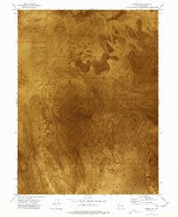 Arinosa SE Utah Historical topographic map, 1:24000 scale, 7.5 X 7.5 Minute, Year 1973
