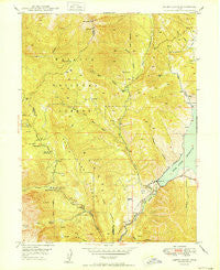 Aspen Grove Utah Historical topographic map, 1:24000 scale, 7.5 X 7.5 Minute, Year 1950