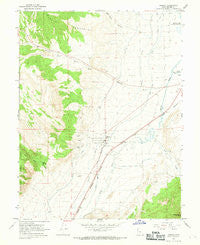 Aurora Utah Historical topographic map, 1:24000 scale, 7.5 X 7.5 Minute, Year 1966