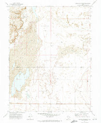 Baker Hot Springs Utah Historical topographic map, 1:24000 scale, 7.5 X 7.5 Minute, Year 1971