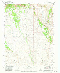 Bar X Wash Utah Historical topographic map, 1:24000 scale, 7.5 X 7.5 Minute, Year 1970