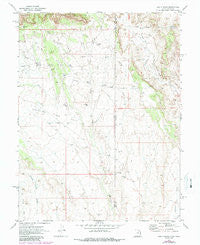 Bar X Wash Utah Historical topographic map, 1:24000 scale, 7.5 X 7.5 Minute, Year 1970