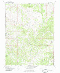 Bates Knolls Utah Historical topographic map, 1:24000 scale, 7.5 X 7.5 Minute, Year 1966