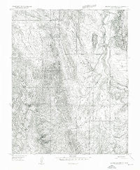 Beaver Dam Mts NE Utah Historical topographic map, 1:24000 scale, 7.5 X 7.5 Minute, Year 1954