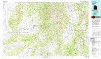 Beaver Utah Historical topographic map, 1:100000 scale, 30 X 60 Minute, Year 1980