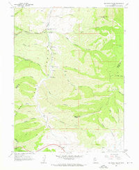 Big Dutch Hollow Utah Historical topographic map, 1:24000 scale, 7.5 X 7.5 Minute, Year 1961