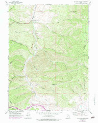 Big Dutch Hollow Utah Historical topographic map, 1:24000 scale, 7.5 X 7.5 Minute, Year 1961