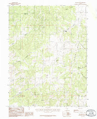 Big Hollow Utah Historical topographic map, 1:24000 scale, 7.5 X 7.5 Minute, Year 1983