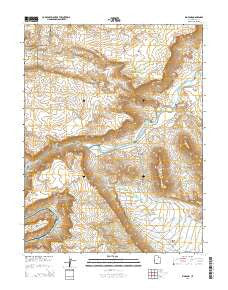 Big Bend Utah Current topographic map, 1:24000 scale, 7.5 X 7.5 Minute, Year 2014