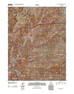 Big Bend Draw Utah Historical topographic map, 1:24000 scale, 7.5 X 7.5 Minute, Year 2010