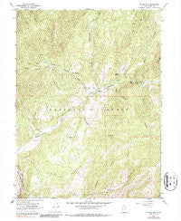 Billies Mtn. Utah Historical topographic map, 1:24000 scale, 7.5 X 7.5 Minute, Year 1967