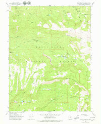 Black Mountain Utah Historical topographic map, 1:24000 scale, 7.5 X 7.5 Minute, Year 1965