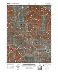 Blair Basin Utah Historical topographic map, 1:24000 scale, 7.5 X 7.5 Minute, Year 2011