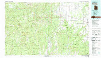 Blanding Utah Historical topographic map, 1:100000 scale, 30 X 60 Minute, Year 1982