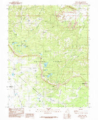 Blind Lake Utah Historical topographic map, 1:24000 scale, 7.5 X 7.5 Minute, Year 1985