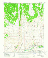 Bluff Utah Historical topographic map, 1:62500 scale, 15 X 15 Minute, Year 1962