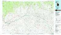 Bluff Utah Historical topographic map, 1:100000 scale, 30 X 60 Minute, Year 1983