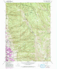 Bountiful Peak Utah Historical topographic map, 1:24000 scale, 7.5 X 7.5 Minute, Year 1952