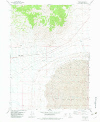 Bovine Utah Historical topographic map, 1:24000 scale, 7.5 X 7.5 Minute, Year 1983