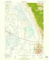 Brigham City Utah Historical topographic map, 1:24000 scale, 7.5 X 7.5 Minute, Year 1955